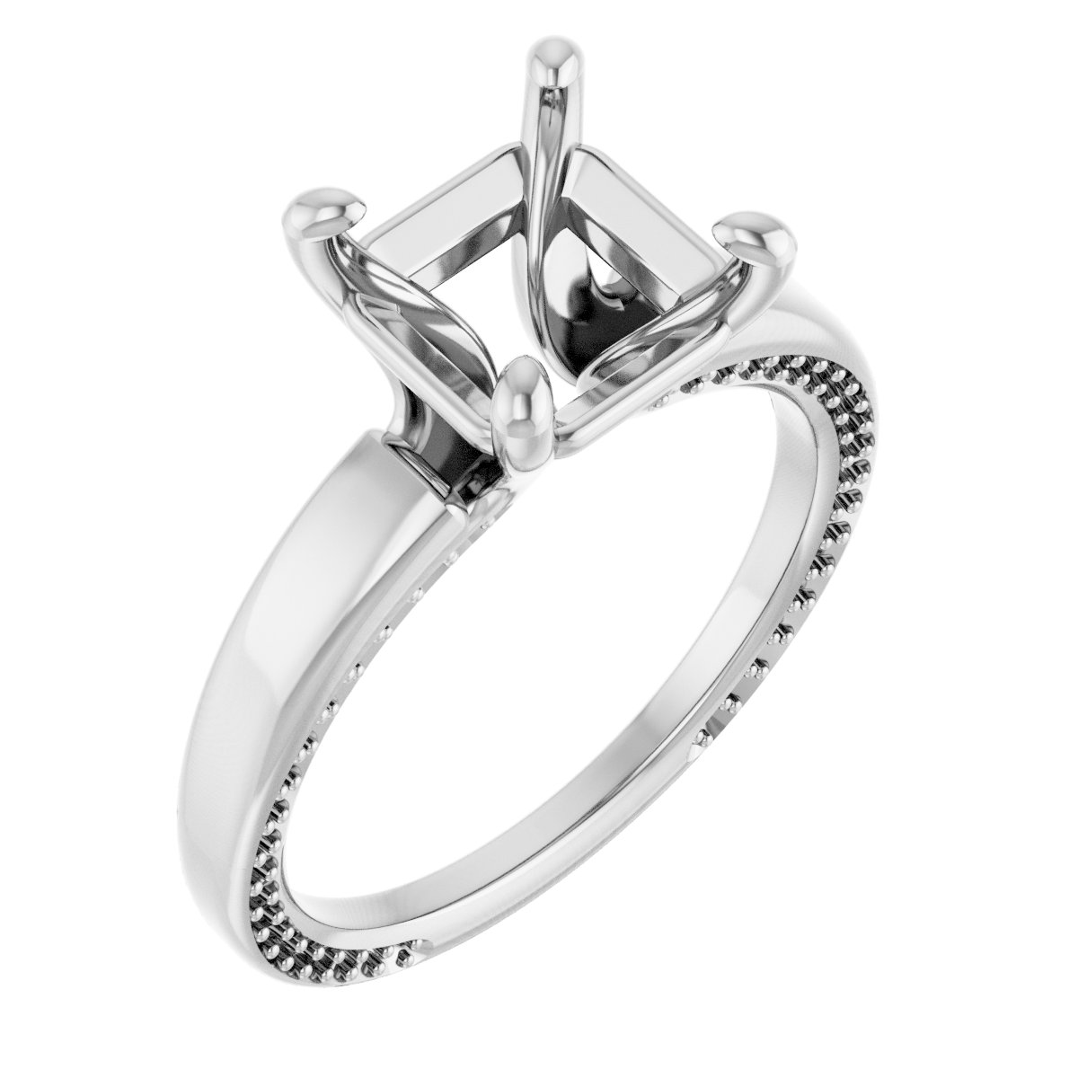 Accented Engagement Ring