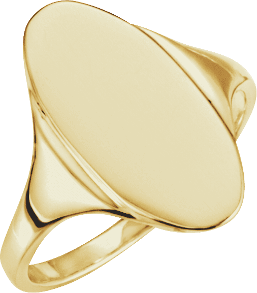 engravable signet ring