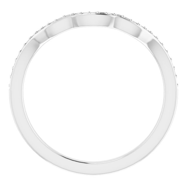 Band Mounting for 7x3.5 mm Marquise Ring view 2