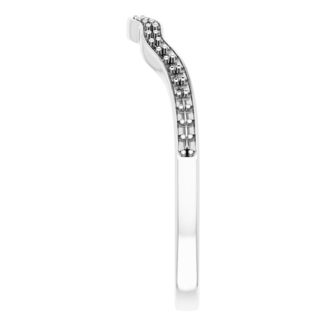 Band Mounting for 7x3.5 mm Marquise Ring view 4