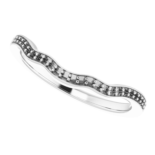 Band Mounting for 7x3.5 mm Marquise Ring view 5