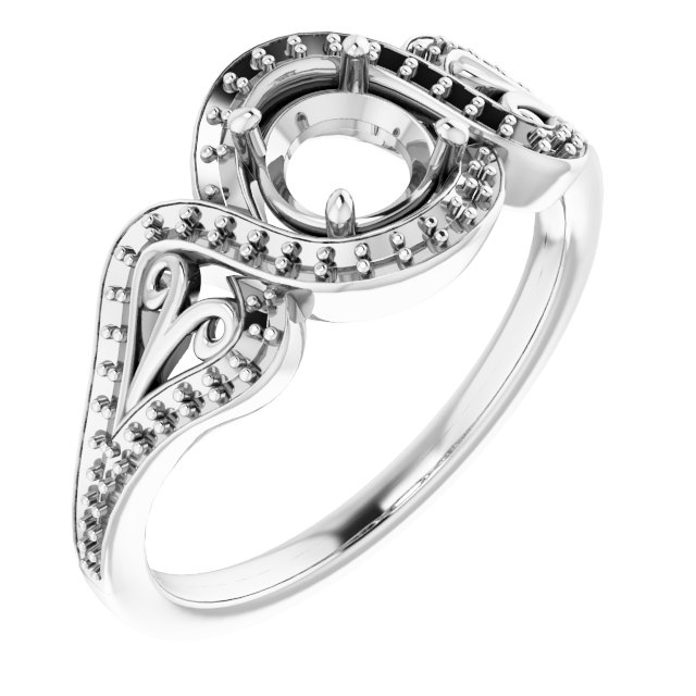 Halo-Style Engagement Ring
