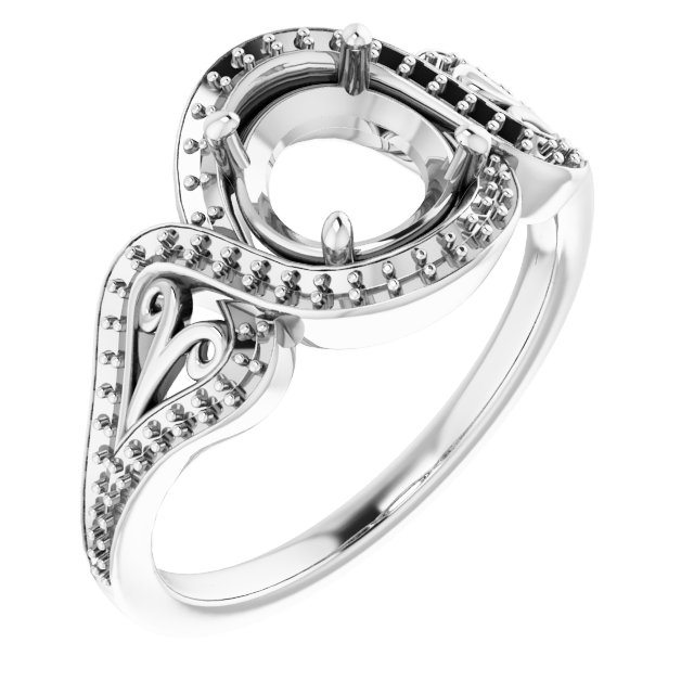 Halo-Style Engagement Ring