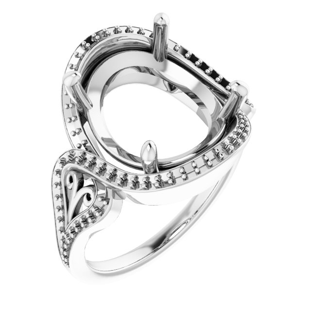 Halo-Style Engagement Ring