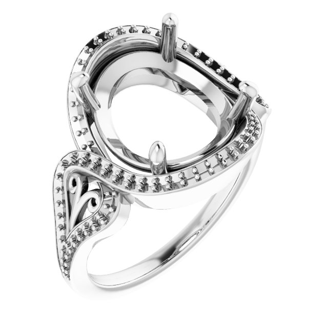 Halo-Style Engagement Ring