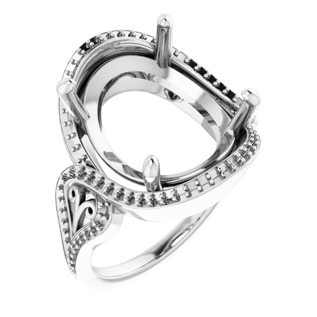 Halo-Style Engagement Ring