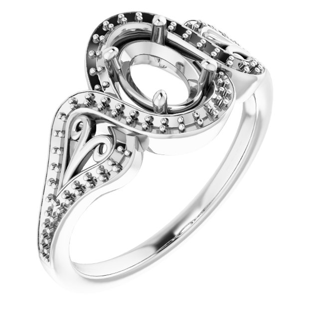 Halo-Style Engagement Ring