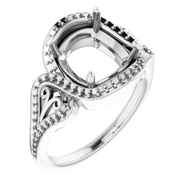 Halo-Style Engagement Ring