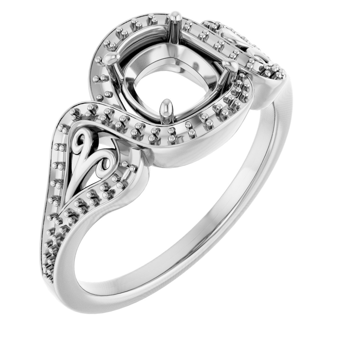 Halo-Style Engagement Ring