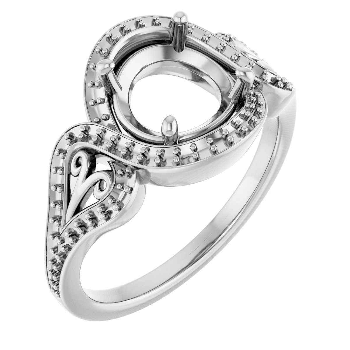 Halo-Style Engagement Ring
