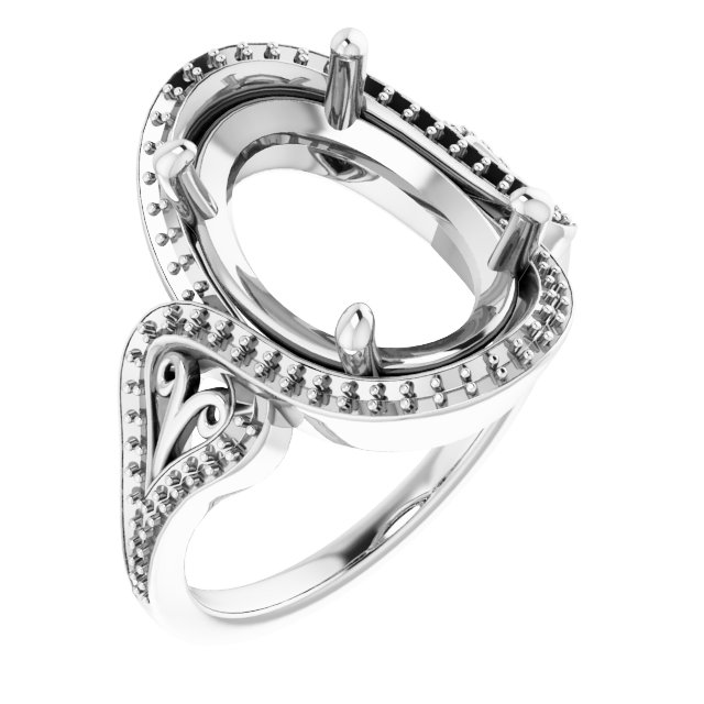 Halo-Style Engagement Ring