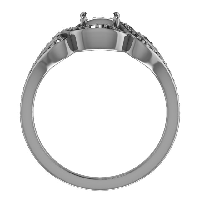 7x3.5 mm Marquise Engagement Ring Mounting view 2