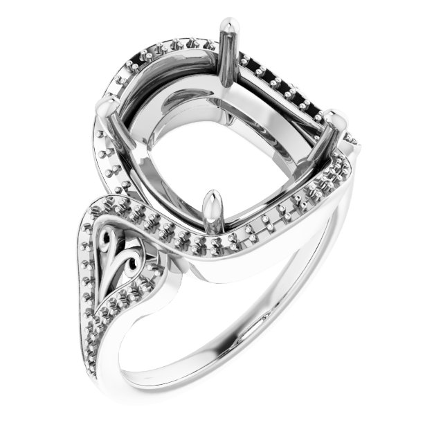 Halo-Style Engagement Ring