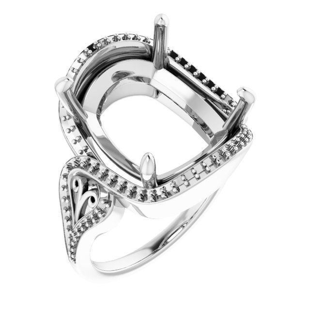Halo-Style Engagement Ring