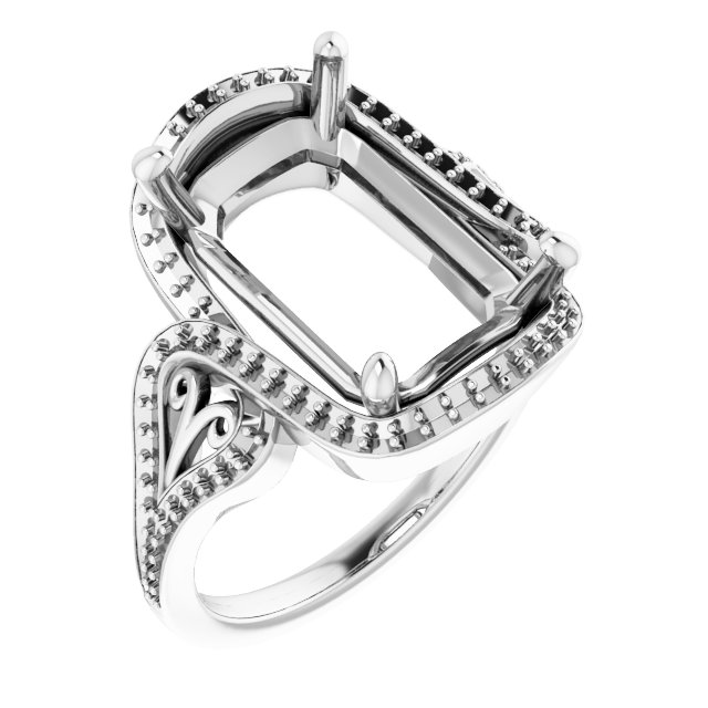 Halo-Style Engagement Ring