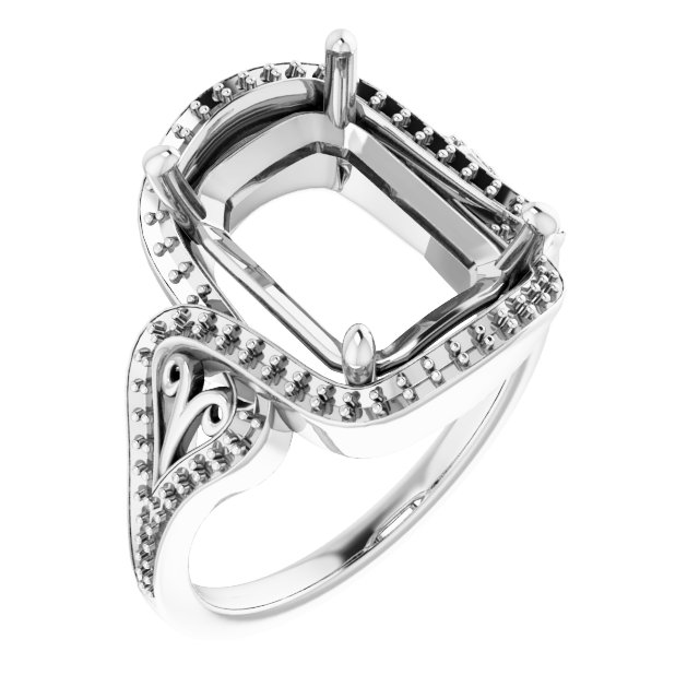 Halo-Style Engagement Ring
