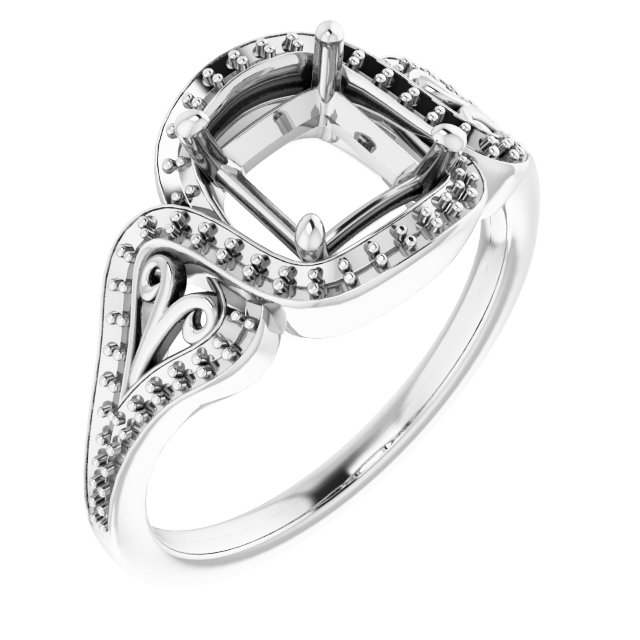 Halo-Style Engagement Ring