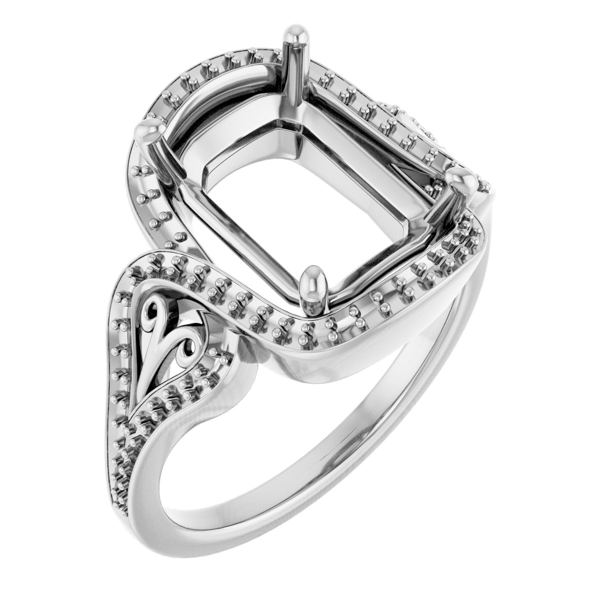Halo-Style Engagement Ring