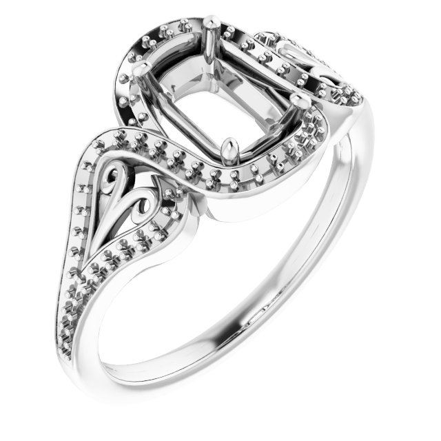 Halo-Style Engagement Ring