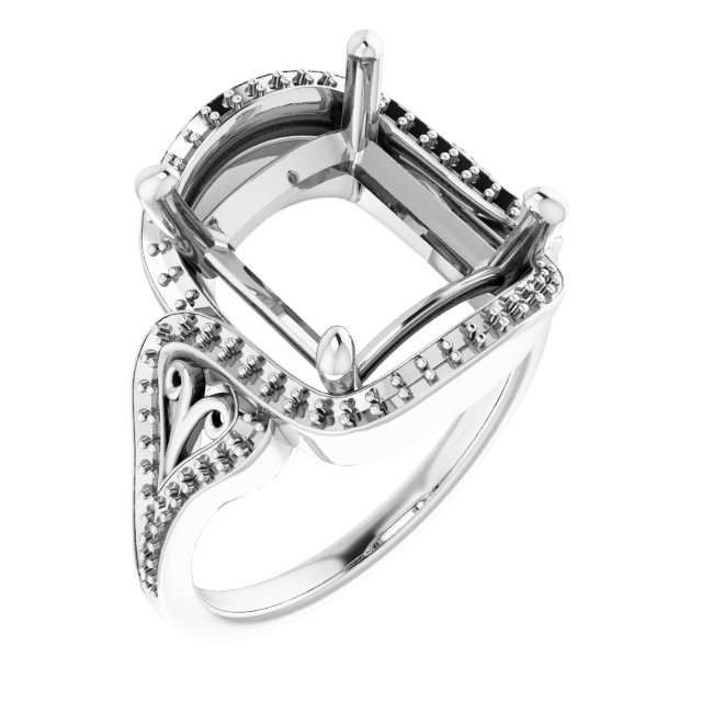 Halo-Style Engagement Ring