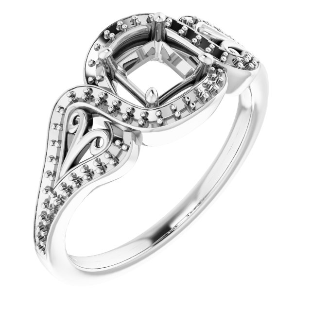 Halo-Style Engagement Ring