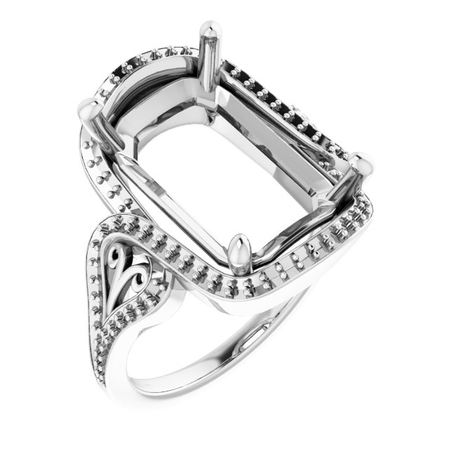 Halo-Style Engagement Ring