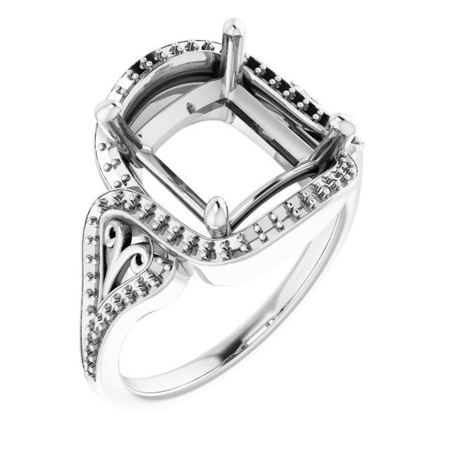 Halo-Style Engagement Ring