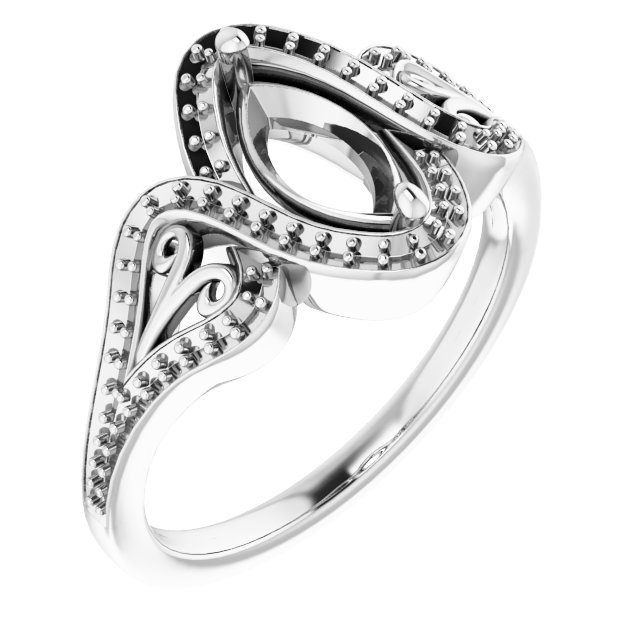 Halo-Style Engagement Ring