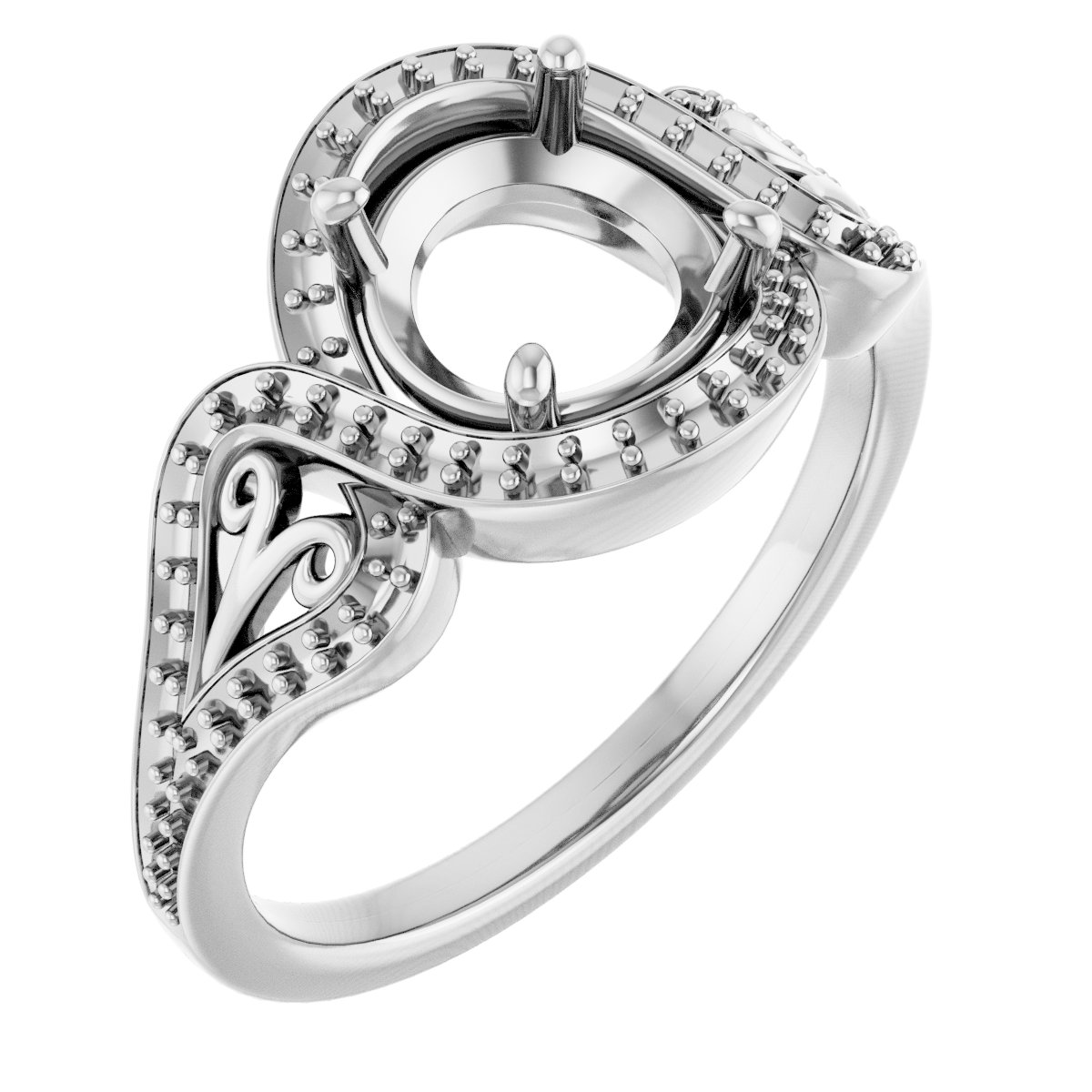 Halo-Style Engagement Ring
