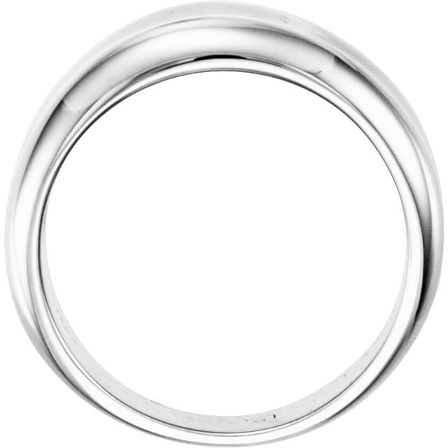 Continuum Sterling Silver Concave Ring