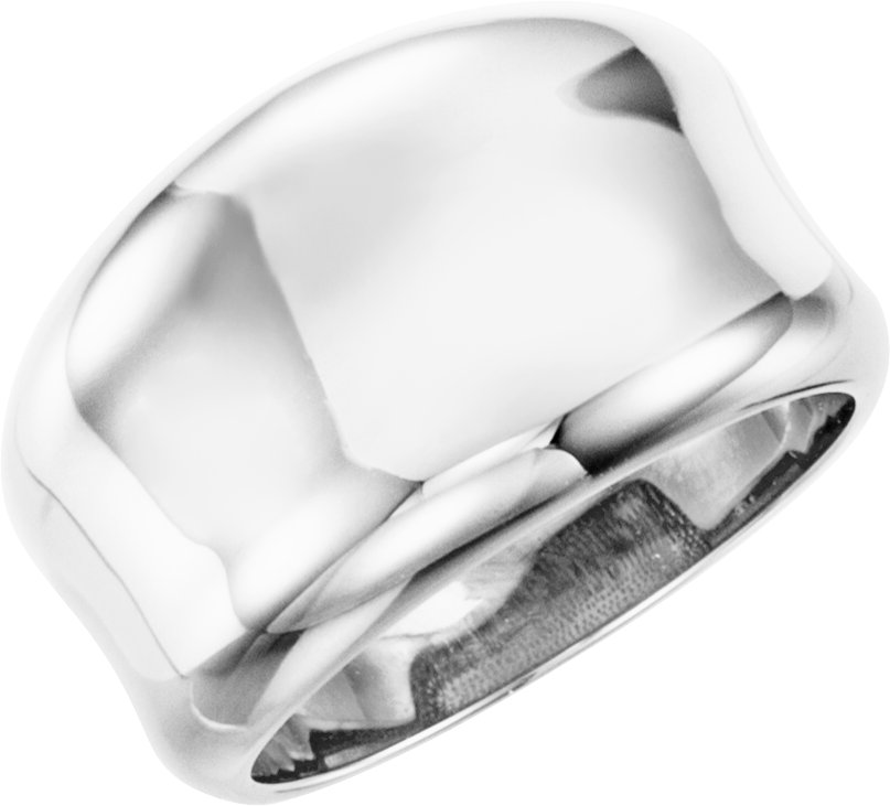 Continuum Sterling Silver Concave Ring