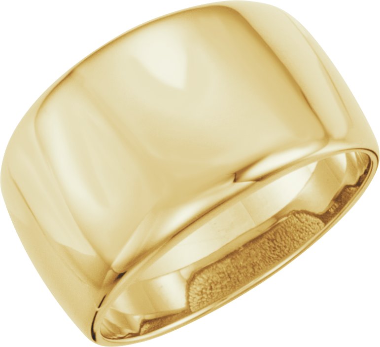 14K Yellow Dome Ring