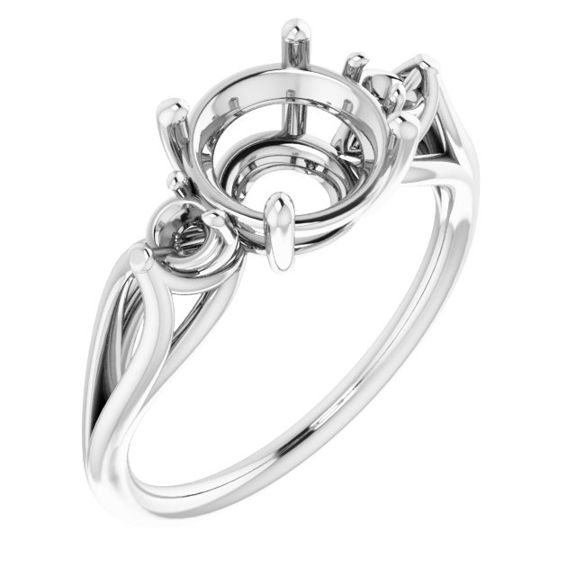Sculptural Three-Stone Ring