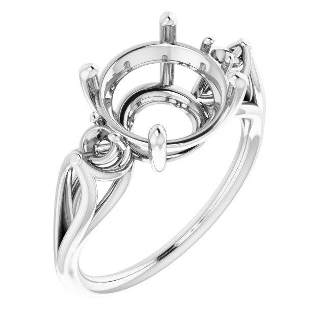 Sculptural Three-Stone Ring