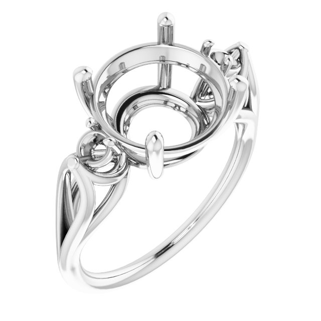 Sculptural Three-Stone Ring