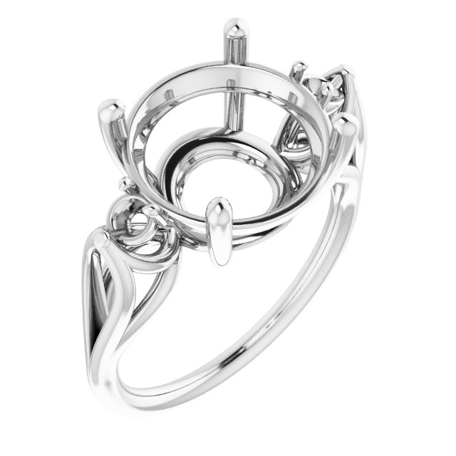 Sculptural Three-Stone Ring
