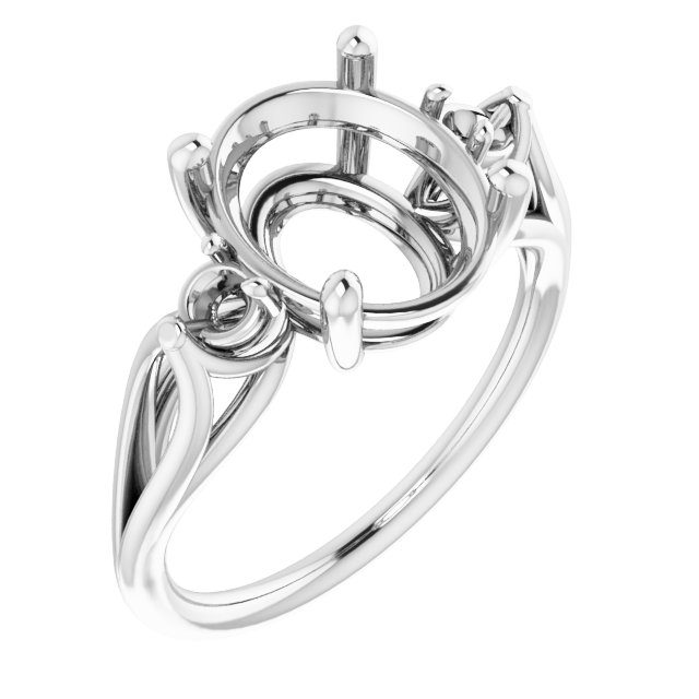 Sculptural Three-Stone Ring
