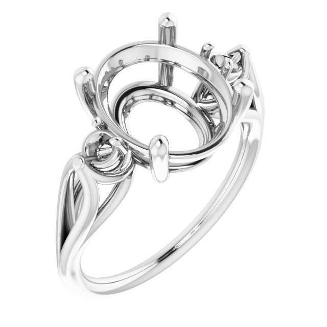 Sculptural Three-Stone Ring