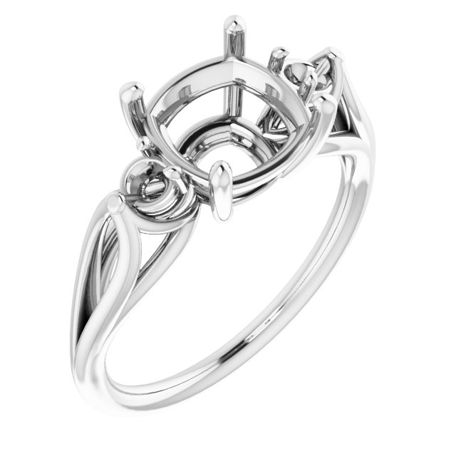 Sculptural Three-Stone Ring