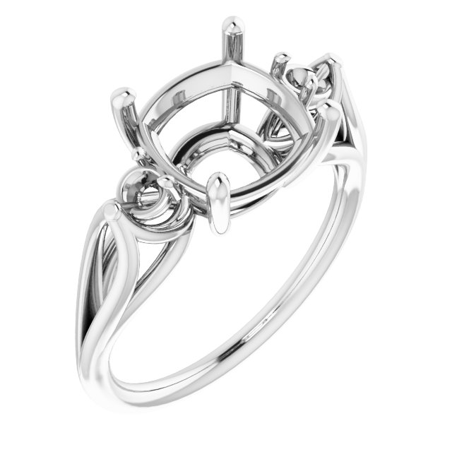 Sculptural Three-Stone Ring