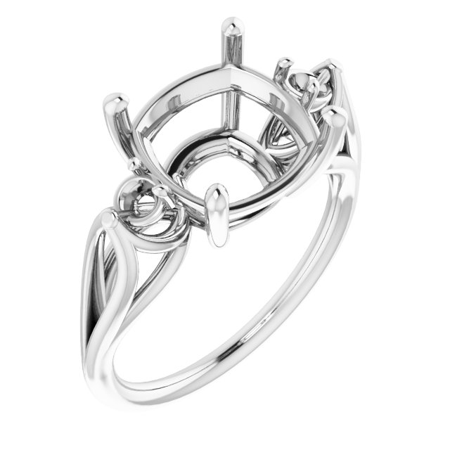 Sculptural Three-Stone Ring