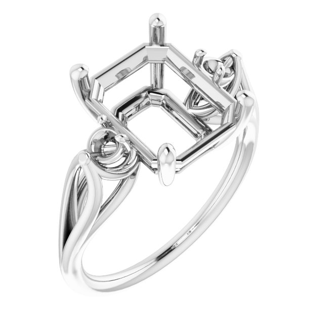 Sculptural Three-Stone Ring