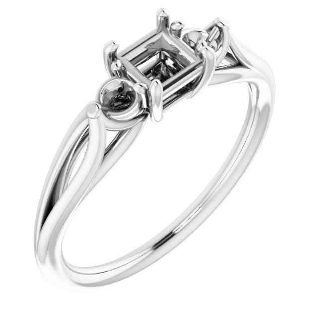 Sculptural Three-Stone Ring