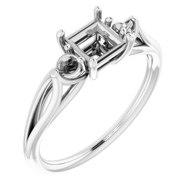 Sculptural Three-Stone Ring