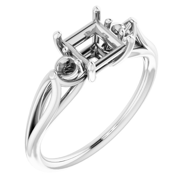 Sculptural Three-Stone Ring