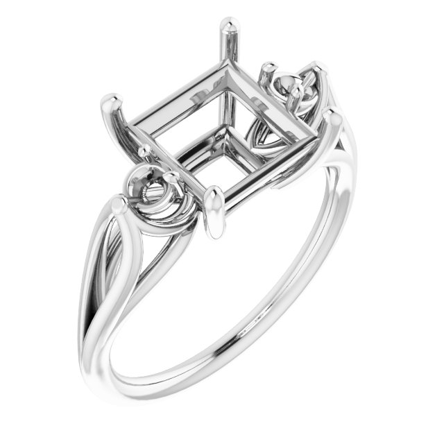 Sculptural Three-Stone Ring