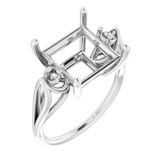 Sculptural Three-Stone Ring