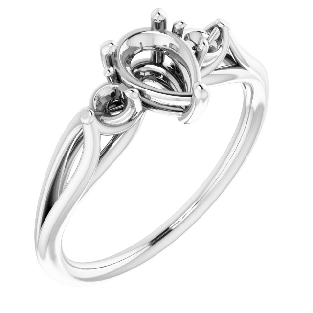 Sculptural Three-Stone Ring