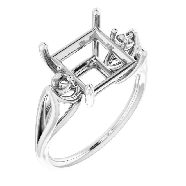 Sculptural Three-Stone Ring