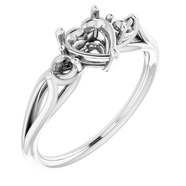 Sculptural Three-Stone Ring